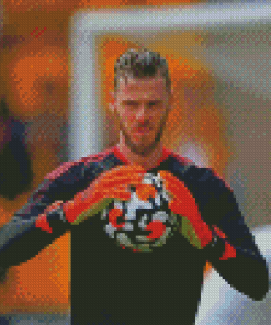 The Spanish Goalkeeper David De Gea Diamond Paintings