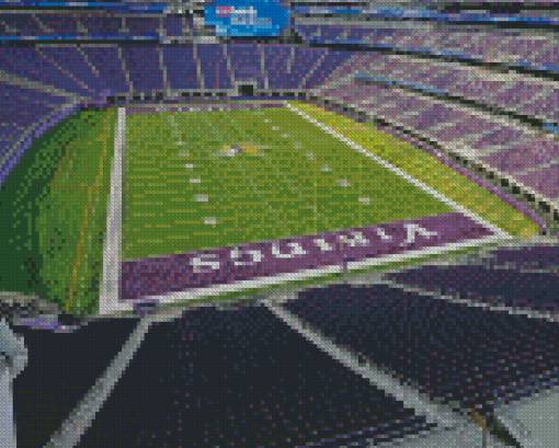 US Bank Stadium Minnesota Diamond Paintings