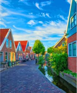 Volendam Houses Diamond Paintings