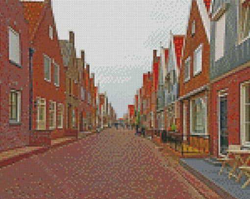 Volendam Streets Diamond Paintings