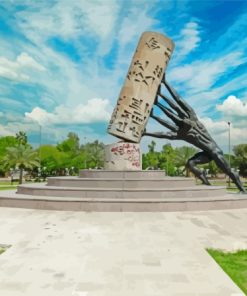 Al Zawraa Park Statue In Iraq Diamond Paintings