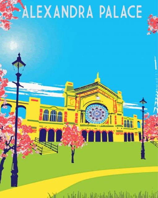 Alexandra Palace London Poster Diamond Paintings