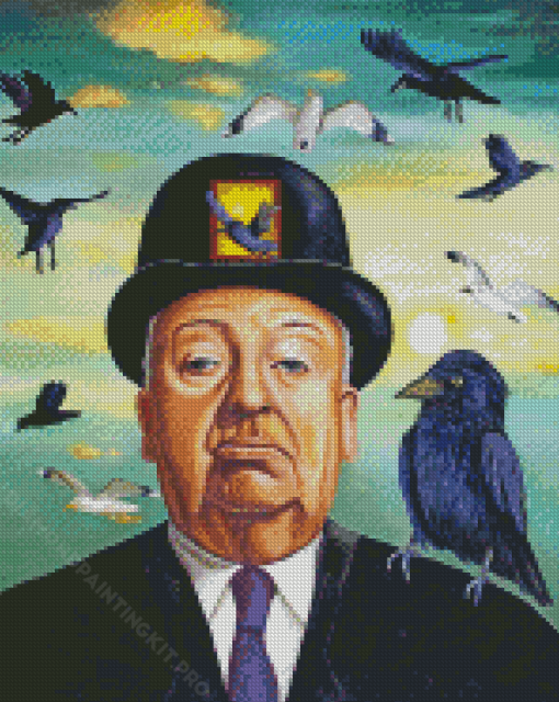 Alfred Hitchcock Diamond Paintings