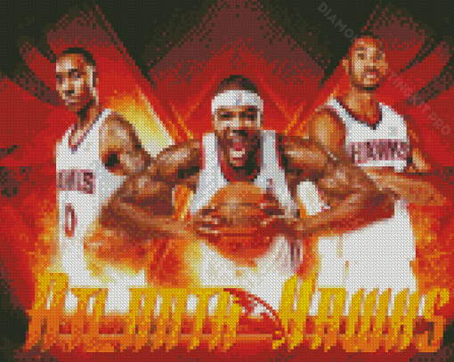 Atlanta Hawks Players Diamond Paintings