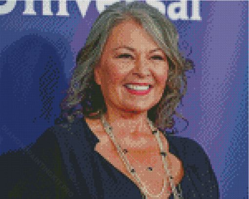 Beautiful Roseanne Barr Diamond Paintings