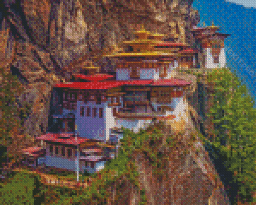 Bhutan Paro Taktsang Diamond Paintings