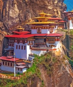 Bhutan Paro Taktsang Diamond Paintings