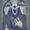 Black And White Elias Ainsworth Character Art Diamond Paintings