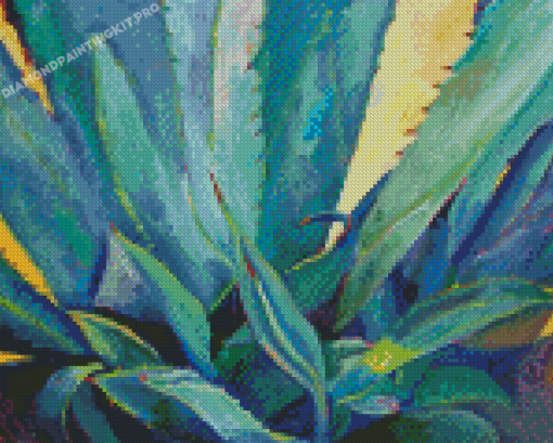 Blue Agave Plant Art Diamond Paintings