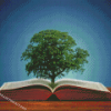 Book Tree Art Diamond Paintings