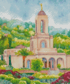 California Newport Beach Temple Art Diamond Paintings