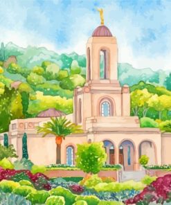 California Newport Beach Temple Art Diamond Paintings