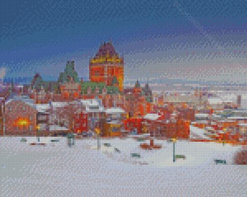 Canada Winter Diamond Paintings