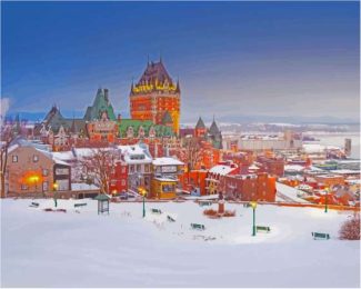 Canada Winter Diamond Paintings