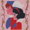 Cartoon Snow White And Prince Charming Diamond Paintings