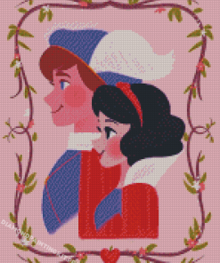 Cartoon Snow White And Prince Charming Diamond Paintings