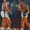 Cassius Clay Vs Sonny Liston Combat Diamond Paintings