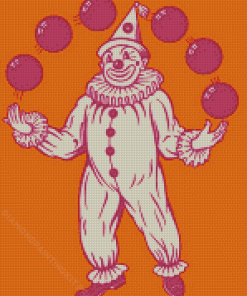 Circus Clown Juggler Diamond Paintings