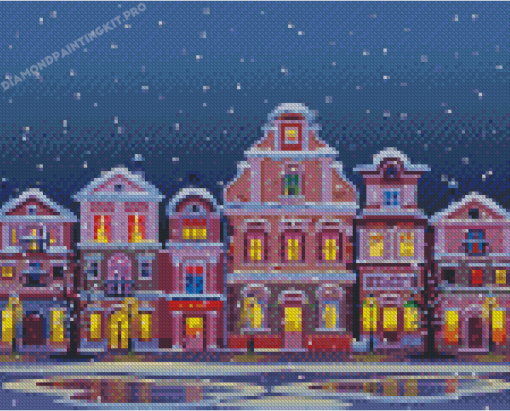 City Christmas Diamond Paintings