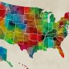 Colorful US Map Diamond Paintings