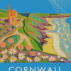 Cornwall Chapel Porth Poster Diamond Paintings