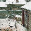 Courtyard Winter Savrasov Diamond Paintings