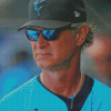 Don Mattingly With Glasses Diamond Paintings