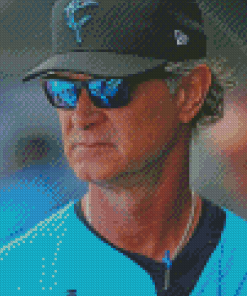 Don Mattingly With Glasses Diamond Paintings