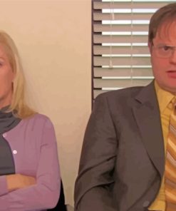 Dwight And Angela The Office Serie Diamond Paintings