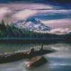 Foggy Mt Hood Lost Lake Diamond Paintings