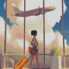 Girl Travel Diamond Paintings