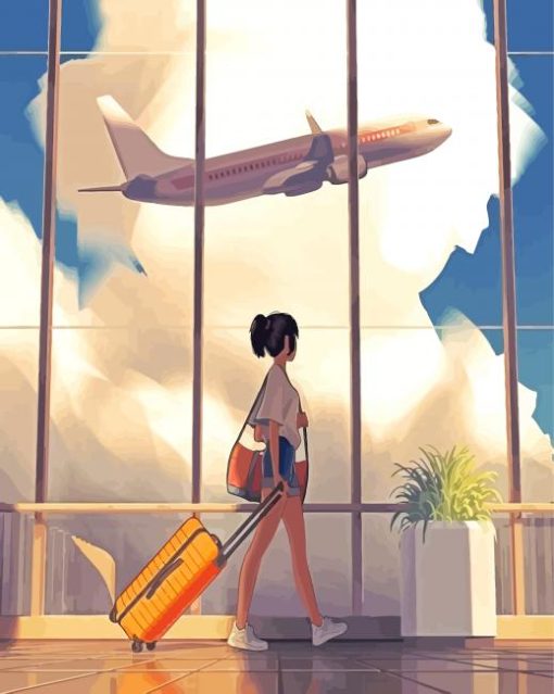 Girl Travel Diamond Paintings