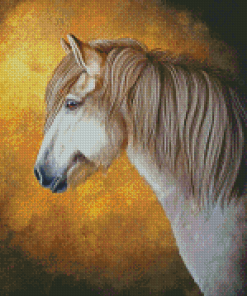 Grey Icelandic Pony Diamond Paintings