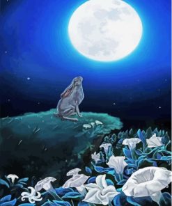 Hare Moonlight Diamond Paintings