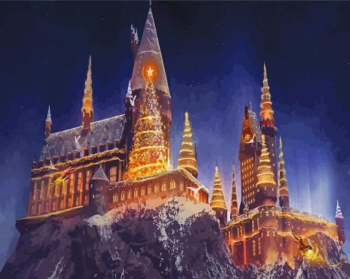 Hogwarts Christmas Diamond Paintings