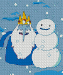 Ice King With Snowman Diamond Paintings
