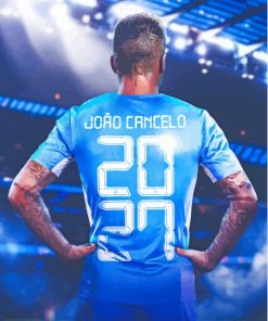 Joao Cancelo Player Back Art Diamond Paintings