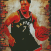 Kyle Lowry Vintage Art Diamond Paintings