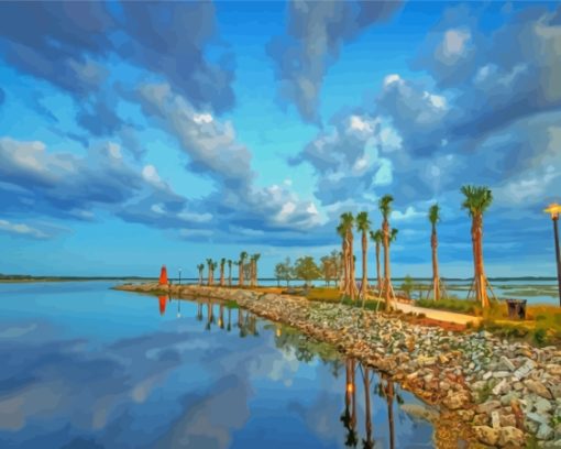 Lakefront Park Kissimmee Diamond Paintings