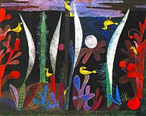 Landscape With Yellow Birds Paul Klee Diamond Paintings