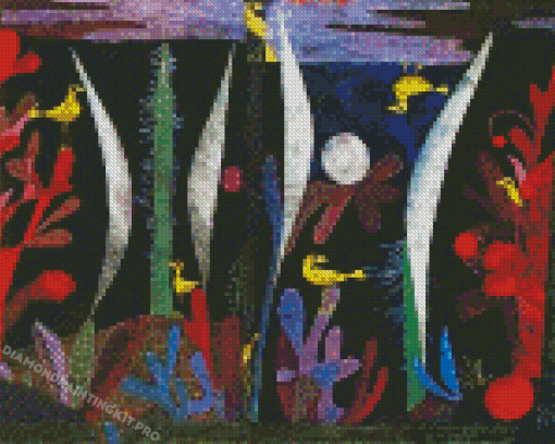 Landscape With Yellow Birds Paul Klee Diamond Paintings