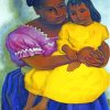 Latina Mother And Child Diamond Paintings