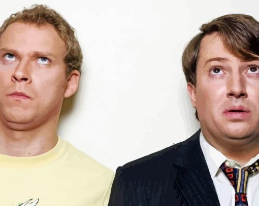 Mark And Jeremy Peep Show Characters Diamond Paintings