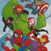 Marvel Kids Cartoon Diamond Paintings