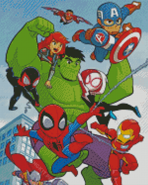 Marvel Kids Cartoon Diamond Paintings