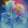 Neon Flowers Diamond Paintings