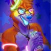 Neon Fox Animal Diamond Paintings