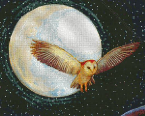 Owl Moon Diamond Paintings