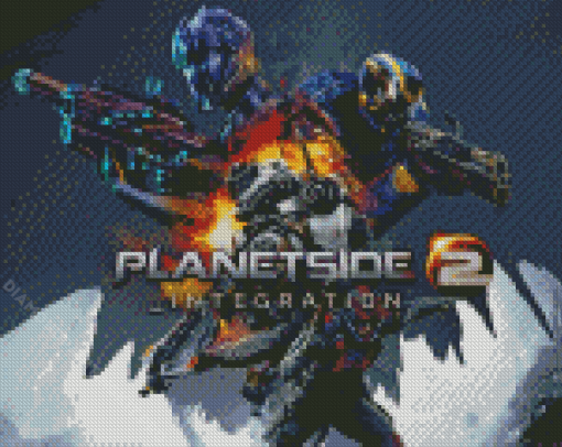 PlanetSide 2 Integration Poster Diamond Paintings