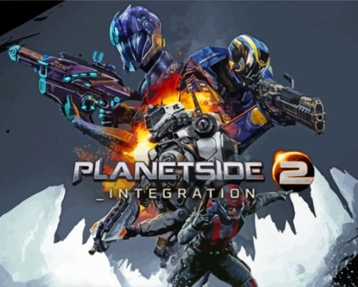 PlanetSide 2 Integration Poster Diamond Paintings